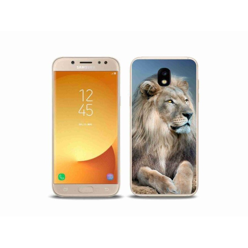 Gelový obal mmCase na mobil Samsung Galaxy J5 (2017) - lev 1