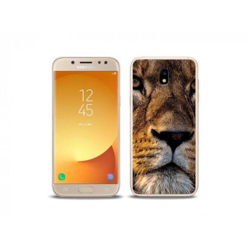 Gelový obal mmCase na mobil Samsung Galaxy J5 (2017) - lev