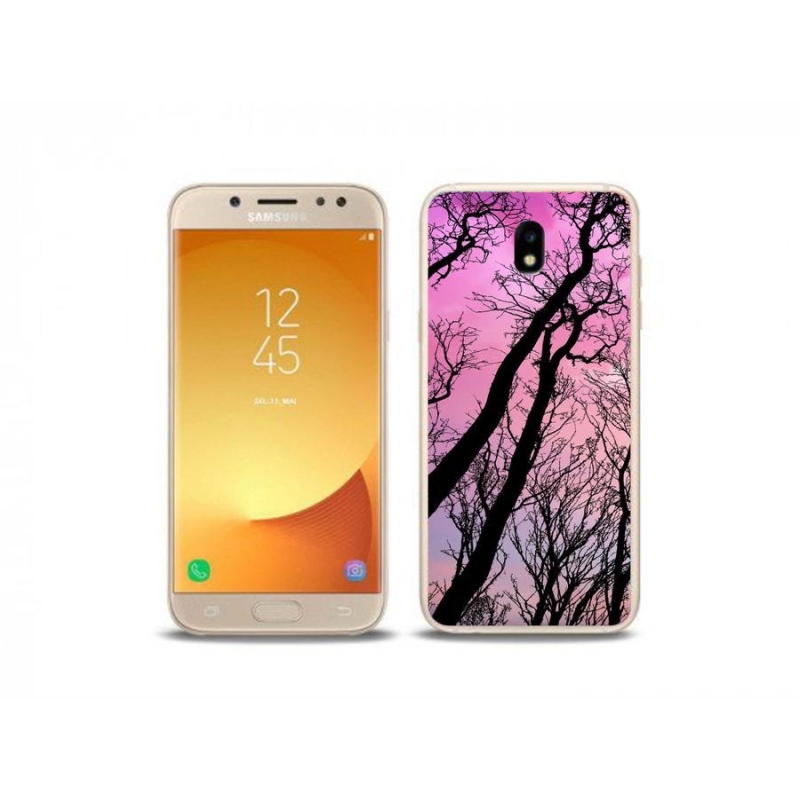 Gelový obal mmCase na mobil Samsung Galaxy J5 (2017) - opadané stromy