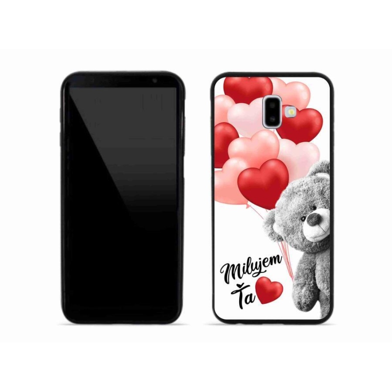 Gelový obal mmCase na mobil Samsung Galaxy J6 Plus - milujem Ťa sk