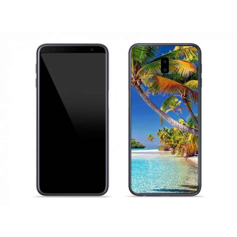 Gelový obal mmCase na mobil Samsung Galaxy J6 Plus - mořská pláž