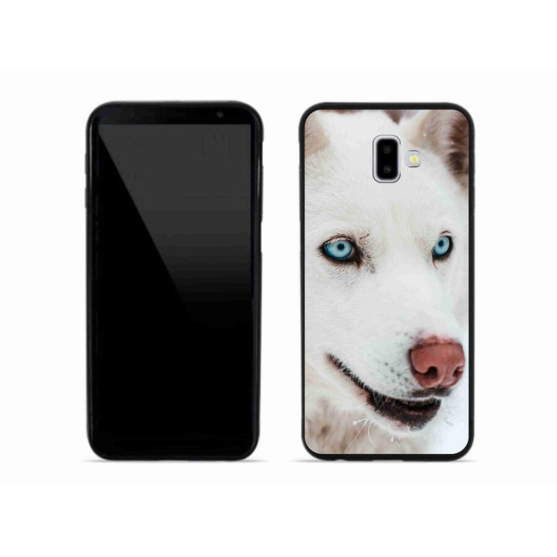 Gelový obal mmCase na mobil Samsung Galaxy J6 Plus - psí pohled