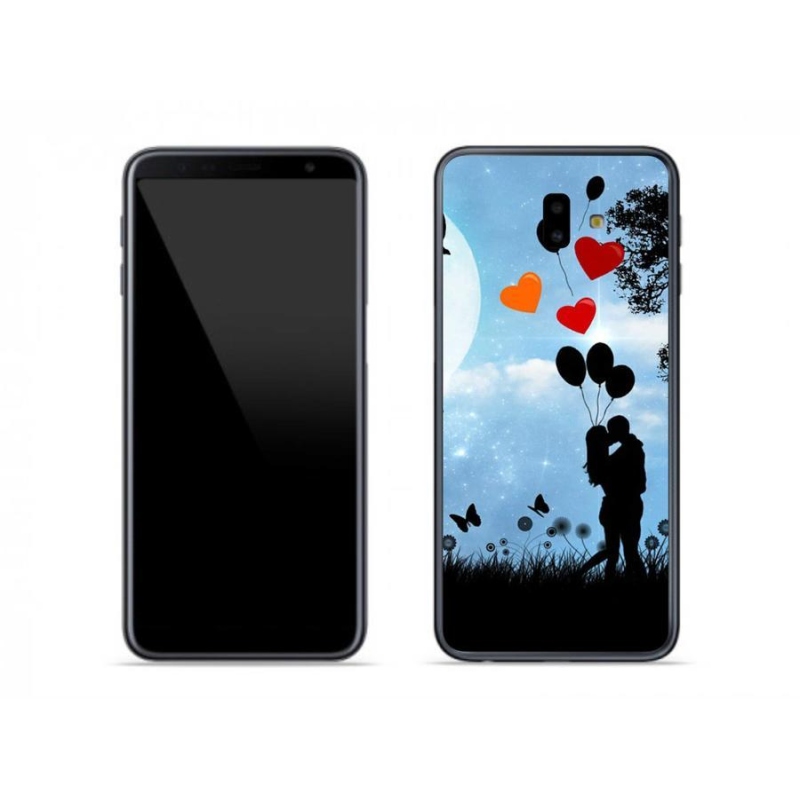 Gelový obal mmCase na mobil Samsung Galaxy J6 Plus - zamilovaný pár