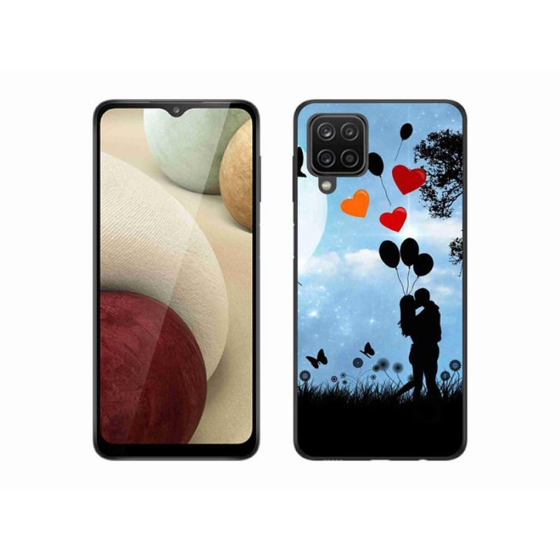 Gelový obal mmCase na mobil Samsung Galaxy M12 - zamilovaný pár