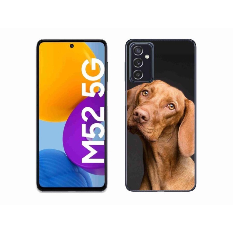 Gelový obal mmCase na mobil Samsung Galaxy M52 5G - maďarský ohař