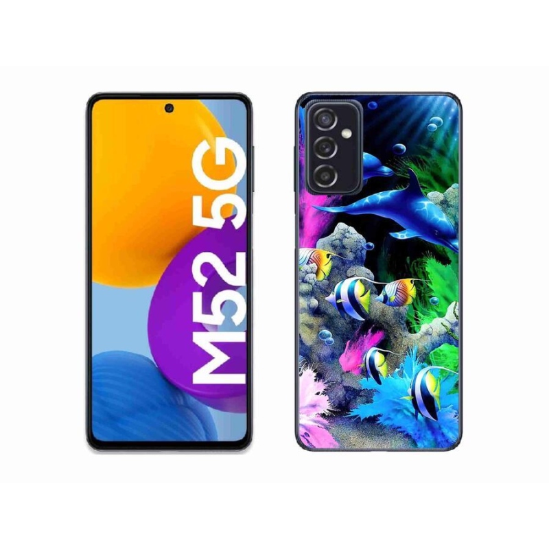 Gelový obal mmCase na mobil Samsung Galaxy M52 5G - mořský svět