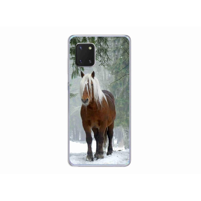 Gelový obal mmCase na mobil Samsung Galaxy Note 10 Lite - kůň v lese