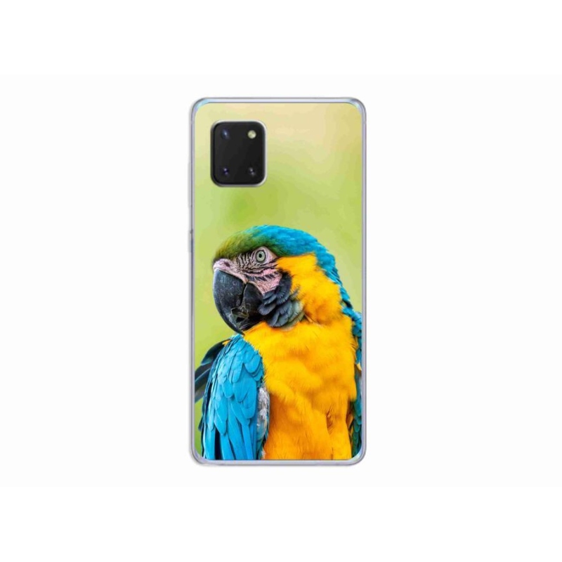 Gelový obal mmCase na mobil Samsung Galaxy Note 10 Lite - papoušek ara 2