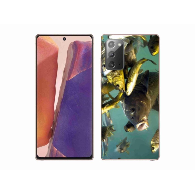 Gelový obal mmCase na mobil Samsung Galaxy Note 20/Note 20 5G - hejno ryb
