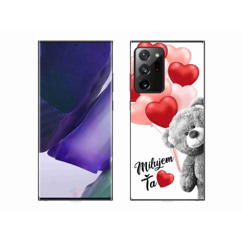 Gelový obal mmCase na mobil Samsung Galaxy Note 20 Ultra - milujem Ťa sk