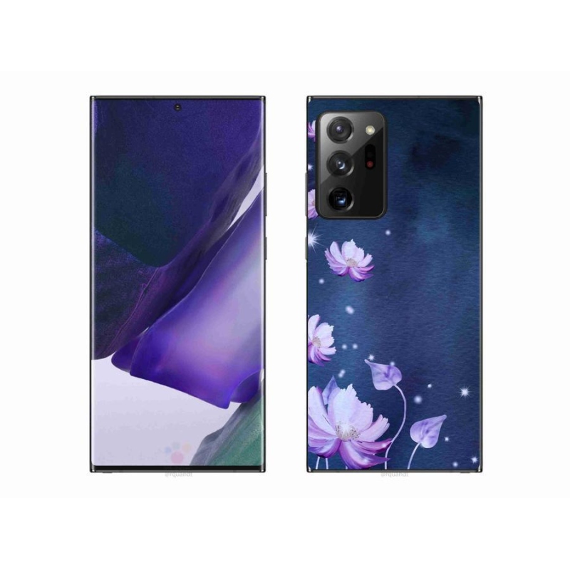 Gelový obal mmCase na mobil Samsung Galaxy Note 20 Ultra - padající květy