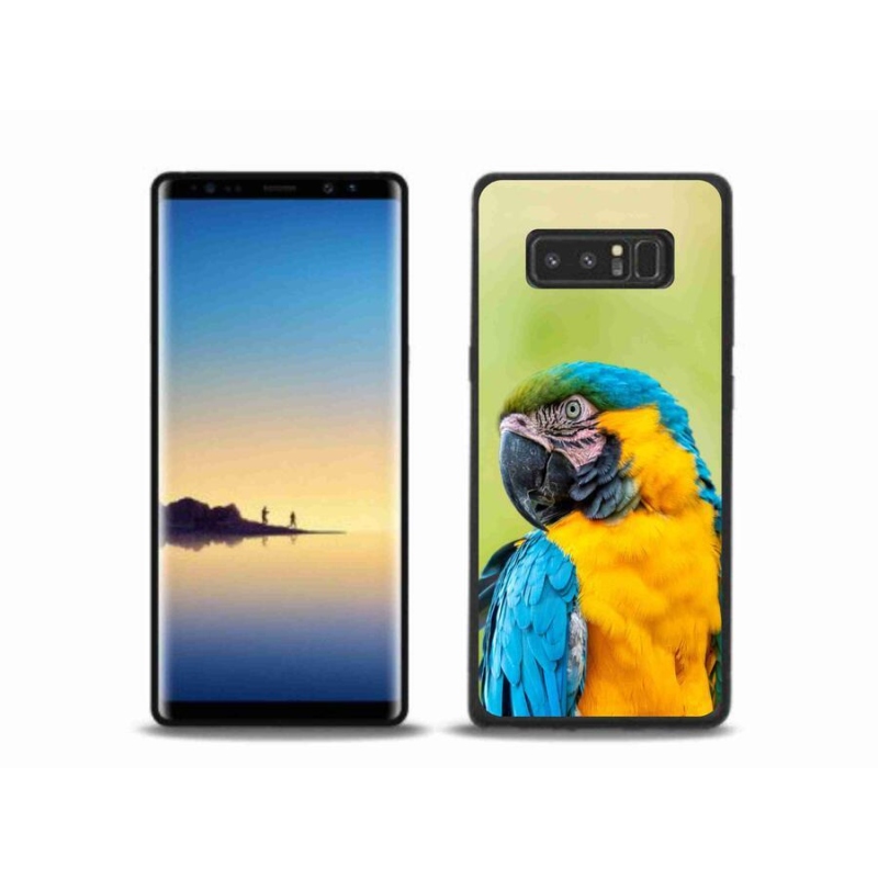 Gelový obal mmCase na mobil Samsung Galaxy Note 8 - papoušek ara 2