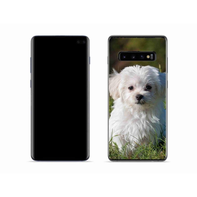 Gelový obal mmCase na mobil Samsung Galaxy S10 - bišonek