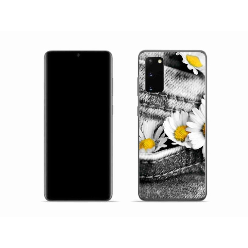 Gelový obal mmCase na mobil Samsung Galaxy S20 - kopretiny