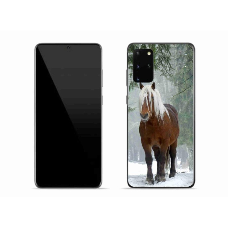 Gelový obal mmCase na mobil Samsung Galaxy S20 Plus - kůň v lese
