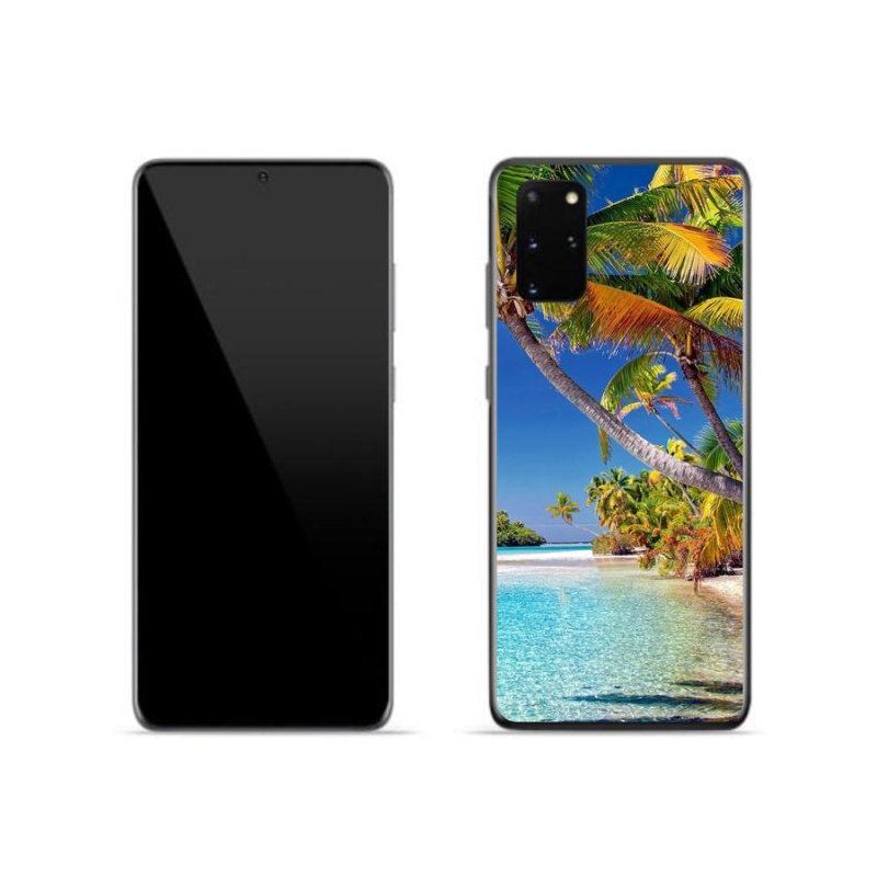 Gelový obal mmCase na mobil Samsung Galaxy S20 Plus - mořská pláž
