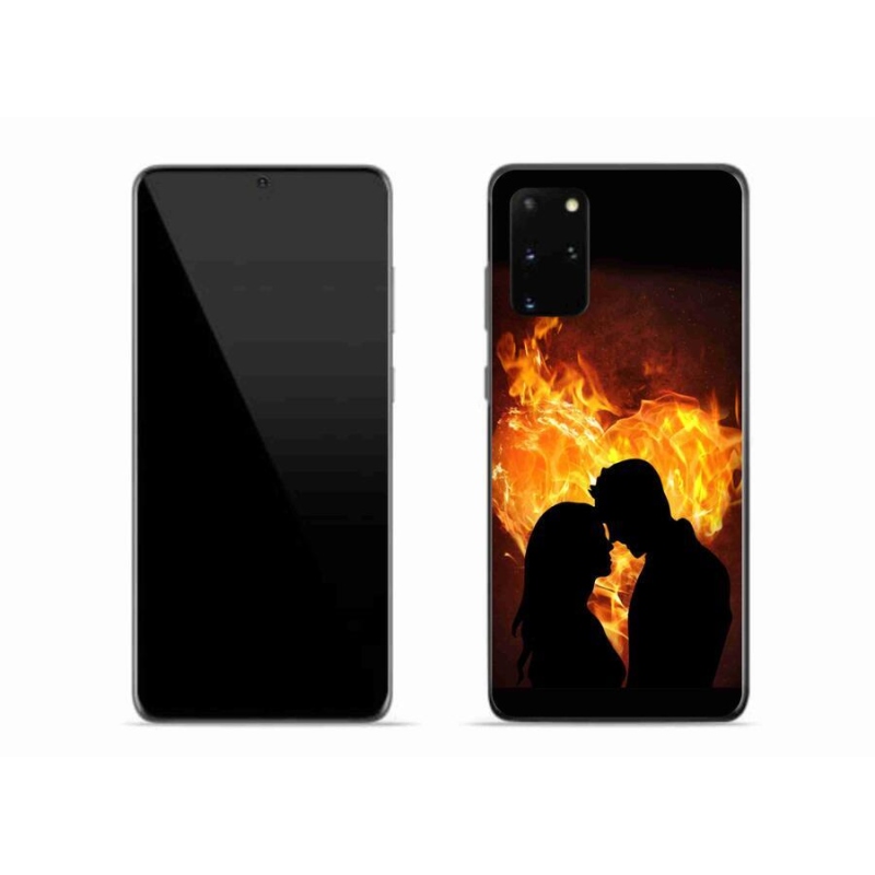 Gelový obal mmCase na mobil Samsung Galaxy S20 Plus - ohnivá láska