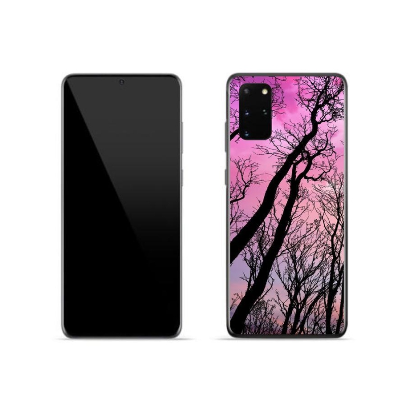 Gelový obal mmCase na mobil Samsung Galaxy S20 Plus - opadané stromy