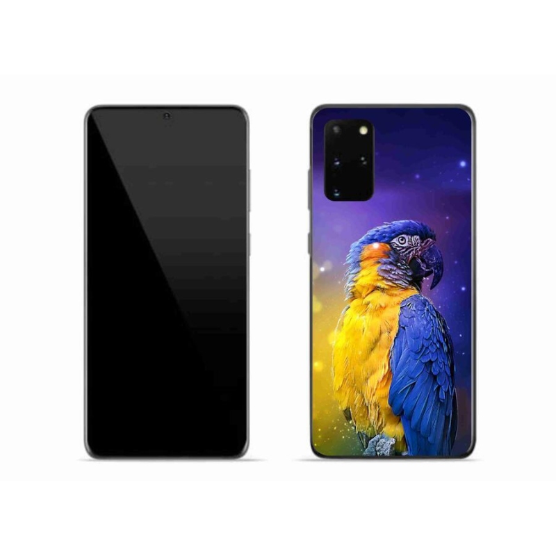 Gelový obal mmCase na mobil Samsung Galaxy S20 Plus - papoušek ara 1