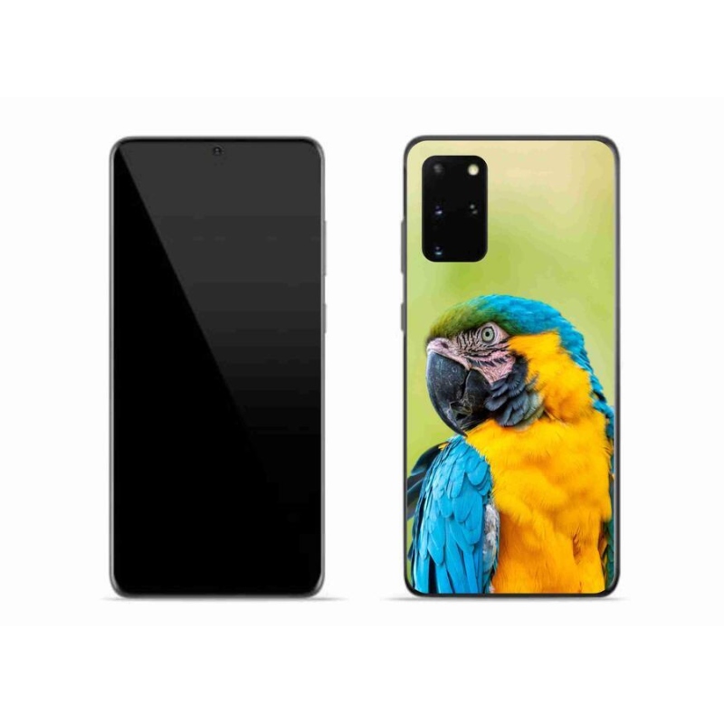 Gelový obal mmCase na mobil Samsung Galaxy S20 Plus - papoušek ara 2