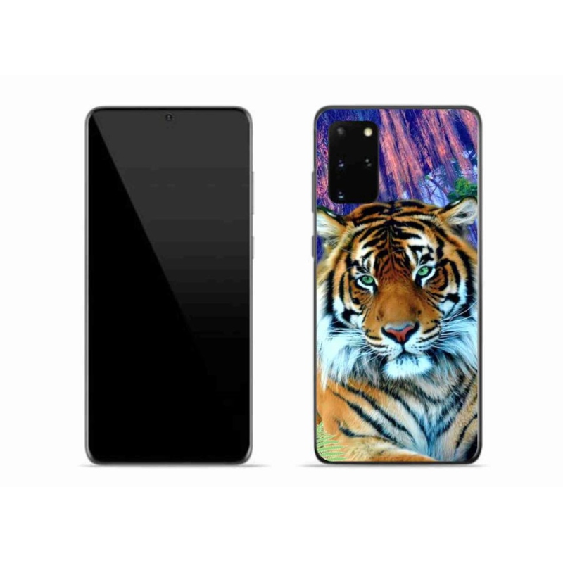 Gelový obal mmCase na mobil Samsung Galaxy S20 Plus - tygr