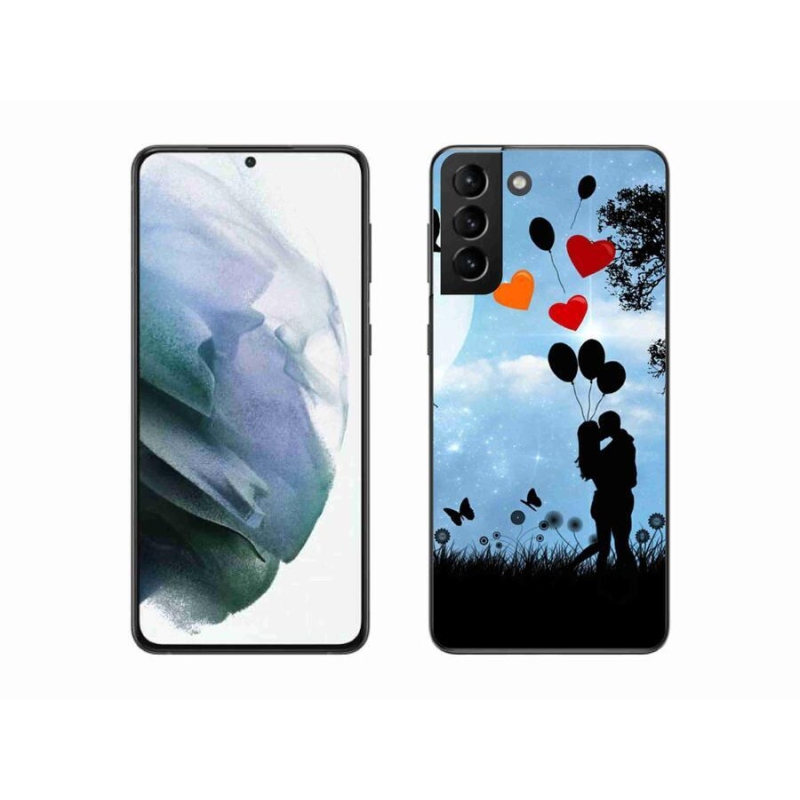 Gelový obal mmCase na mobil Samsung Galaxy S21 Plus - zamilovaný pár