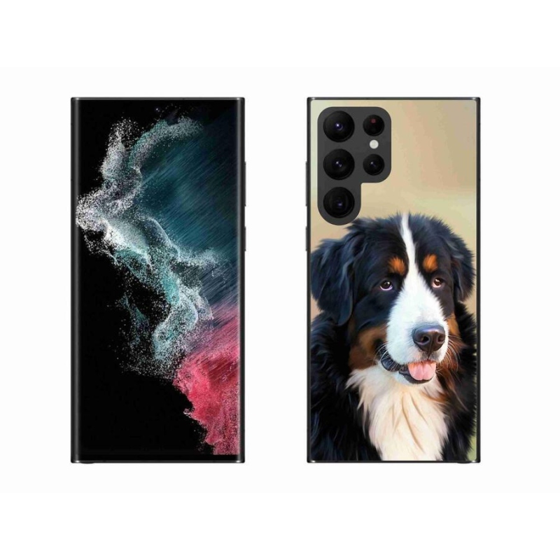 Gelový obal mmCase na mobil Samsung Galaxy S22 Ultra 5G - bernský salašnický pes