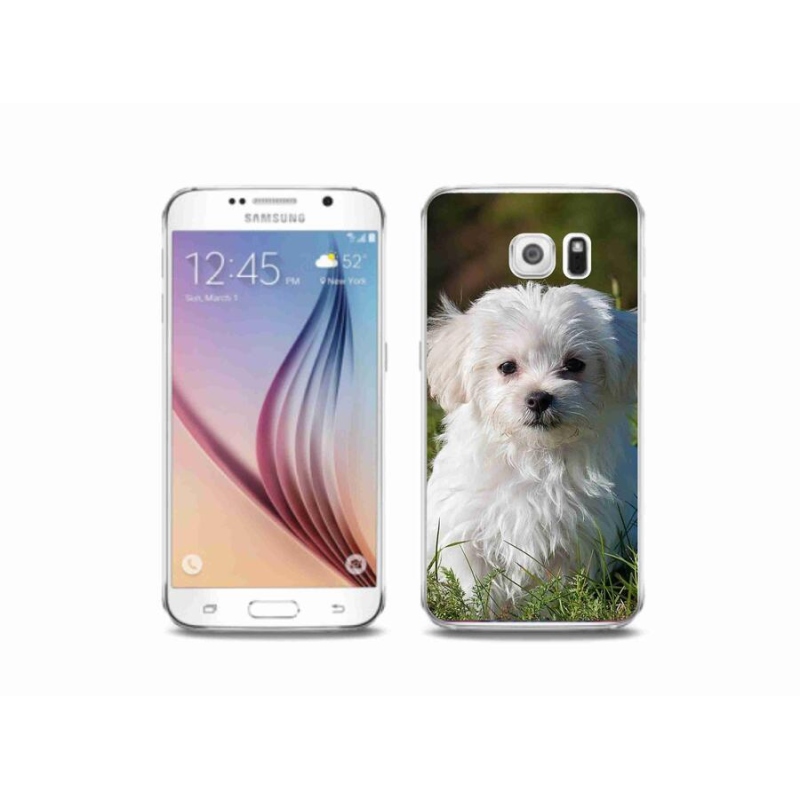 Gelový obal mmCase na mobil Samsung Galaxy S6 - bišonek