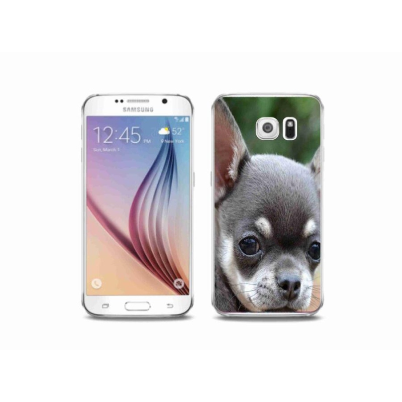 Gelový obal mmCase na mobil Samsung Galaxy S6 - čivava