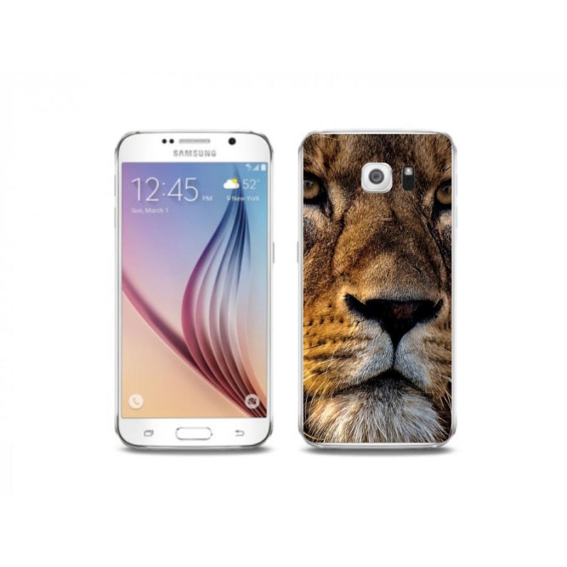 Gelový obal mmCase na mobil Samsung Galaxy S6 - lev