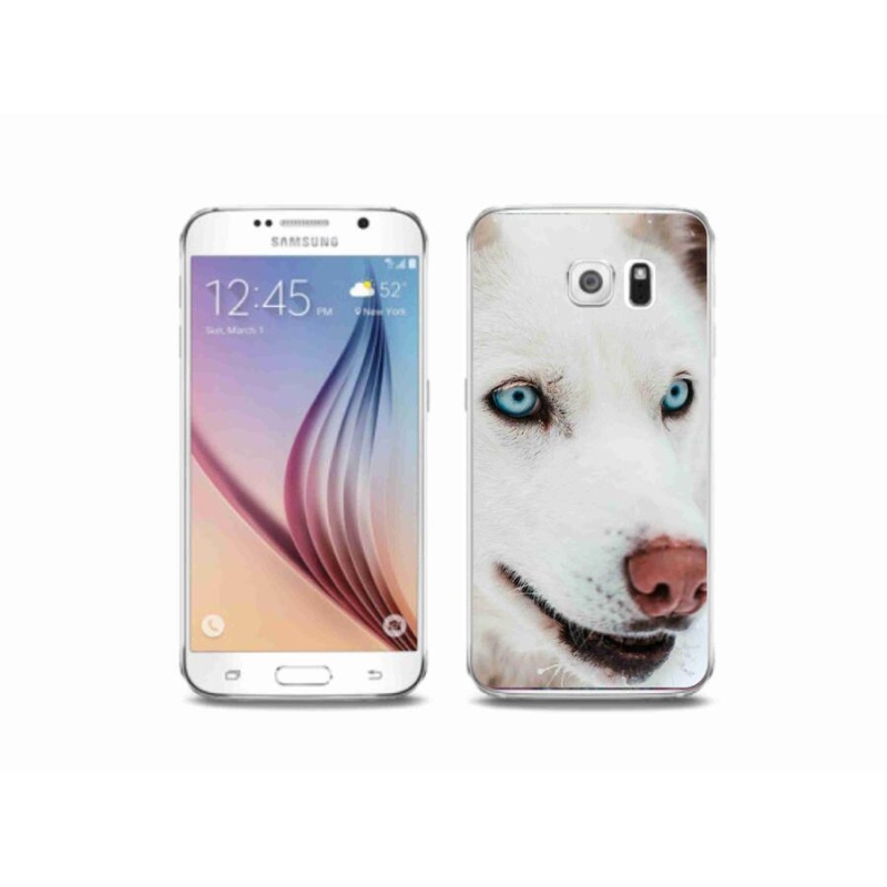 Gelový obal mmCase na mobil Samsung Galaxy S6 - psí pohled
