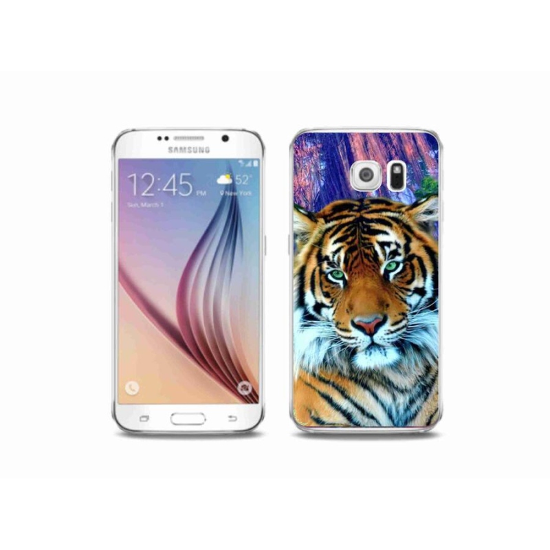 Gelový obal mmCase na mobil Samsung Galaxy S6 - tygr