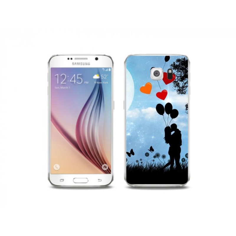 Gelový obal mmCase na mobil Samsung Galaxy S6 - zamilovaný pár