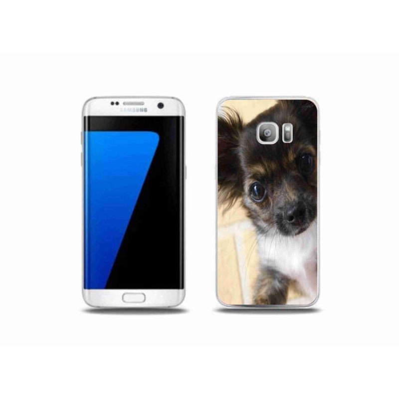 Gelový obal mmCase na mobil Samsung Galaxy S7 Edge - čivava 2