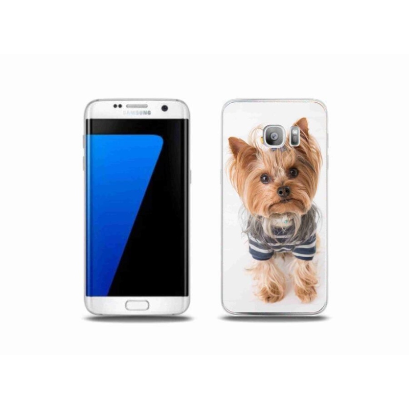 Gelový obal mmCase na mobil Samsung Galaxy S7 Edge - jorkšír 7