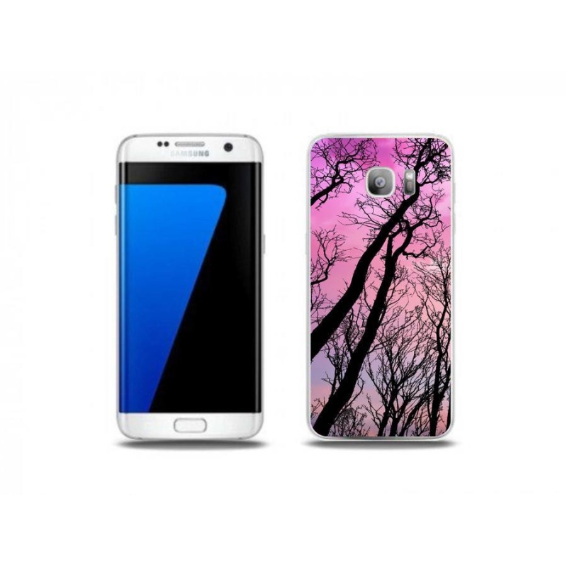 Gelový obal mmCase na mobil Samsung Galaxy S7 Edge - opadané stromy