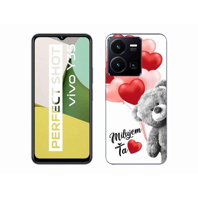 Gelový obal mmCase na mobil Vivo Y35 - milujem Ťa sk