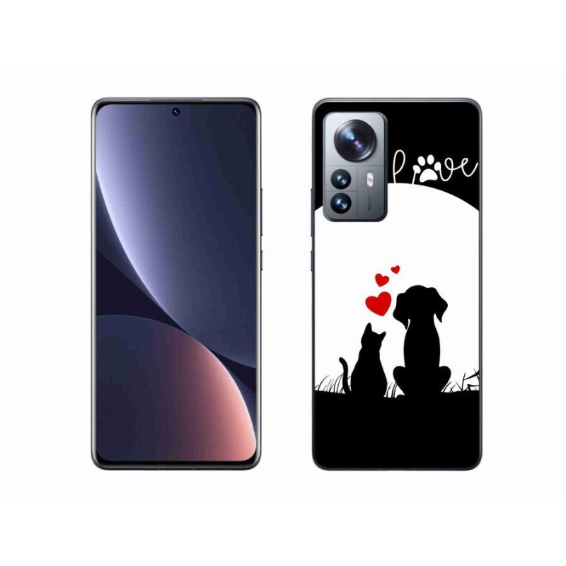 Gelový obal mmCase na mobil Xiaomi 12 Pro - zvířecí láska