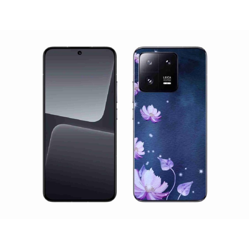 Gelový obal mmCase na mobil Xiaomi 13 - padající květy