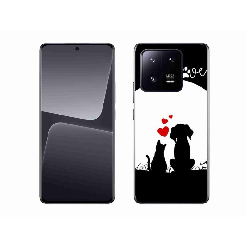 Gelový obal mmCase na mobil Xiaomi 13 Pro - zvířecí láska