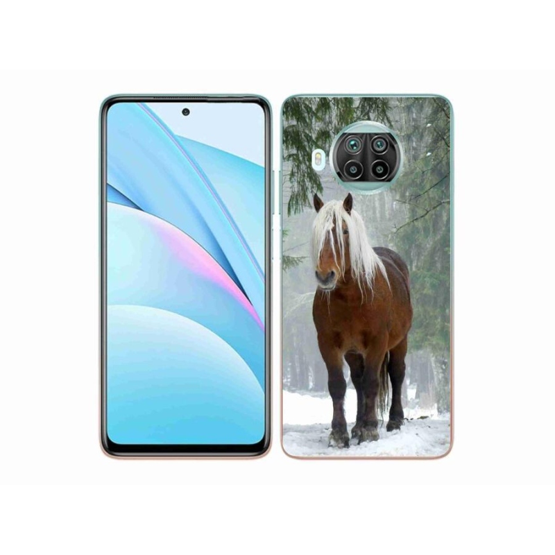 Gelový obal mmCase na mobil Xiaomi Mi 10T Lite 5G - kůň v lese