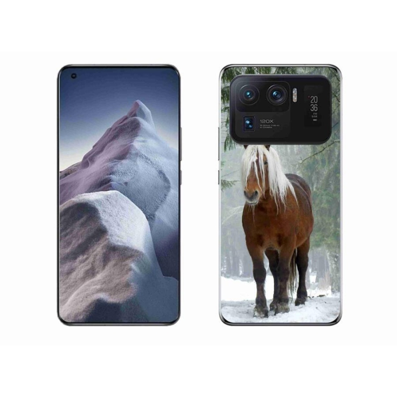 Gelový obal mmCase na mobil Xiaomi Mi 11 Ultra - kůň v lese