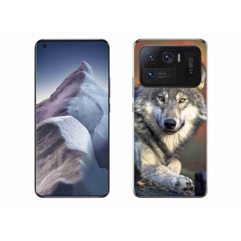 Gelový obal mmCase na mobil Xiaomi Mi 11 Ultra - vlk