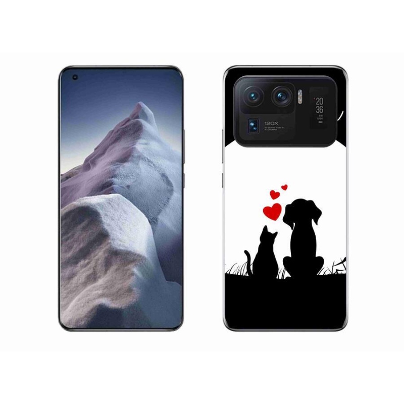 Gelový obal mmCase na mobil Xiaomi Mi 11 Ultra - zvířecí láska