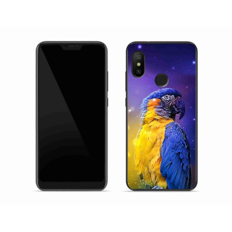Gelový obal mmCase na mobil Xiaomi Mi A2 Lite - papoušek ara 1