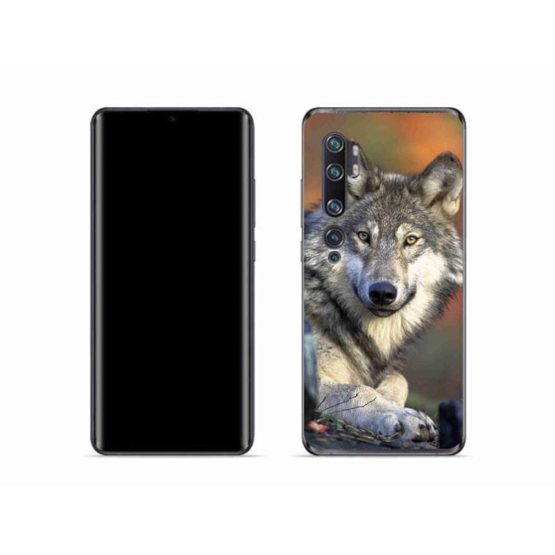 Gelový obal mmCase na mobil Xiaomi Mi Note 10 - vlk