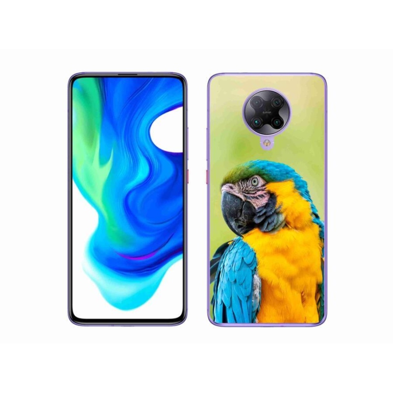 Gelový obal mmCase na mobil Xiaomi Poco F2 Pro - papoušek ara 2