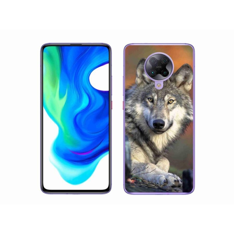 Gelový obal mmCase na mobil Xiaomi Poco F2 Pro - vlk