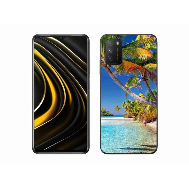 Gelový obal mmCase na mobil Xiaomi Poco M3 - mořská pláž