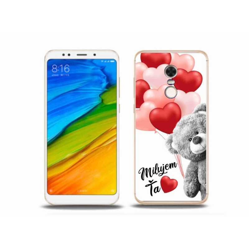 Gelový obal mmCase na mobil Xiaomi Redmi 5 Plus - milujem Ťa sk